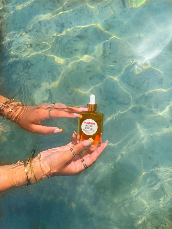 Cold Pressed Rosehip Seed Oil 50mL – Pure Organic Rose Hip Rescue Oil for Smooth & Nourished Skin