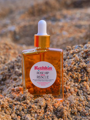 Cold Pressed Rosehip Seed Oil 50mL – Pure Organic Rose Hip Rescue Oil for Smooth & Nourished Skin